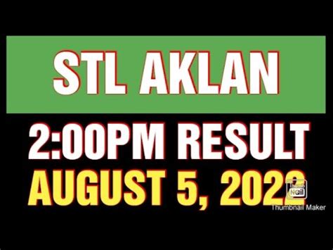 stl aklan result today 2pm live|STL RESULT Today August 12, 2024 in Luzon, Visayas, .